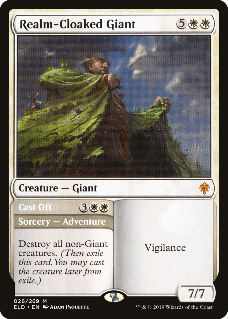 Realm-Cloaked Giant // Cast Off (024) (Promo Pack)