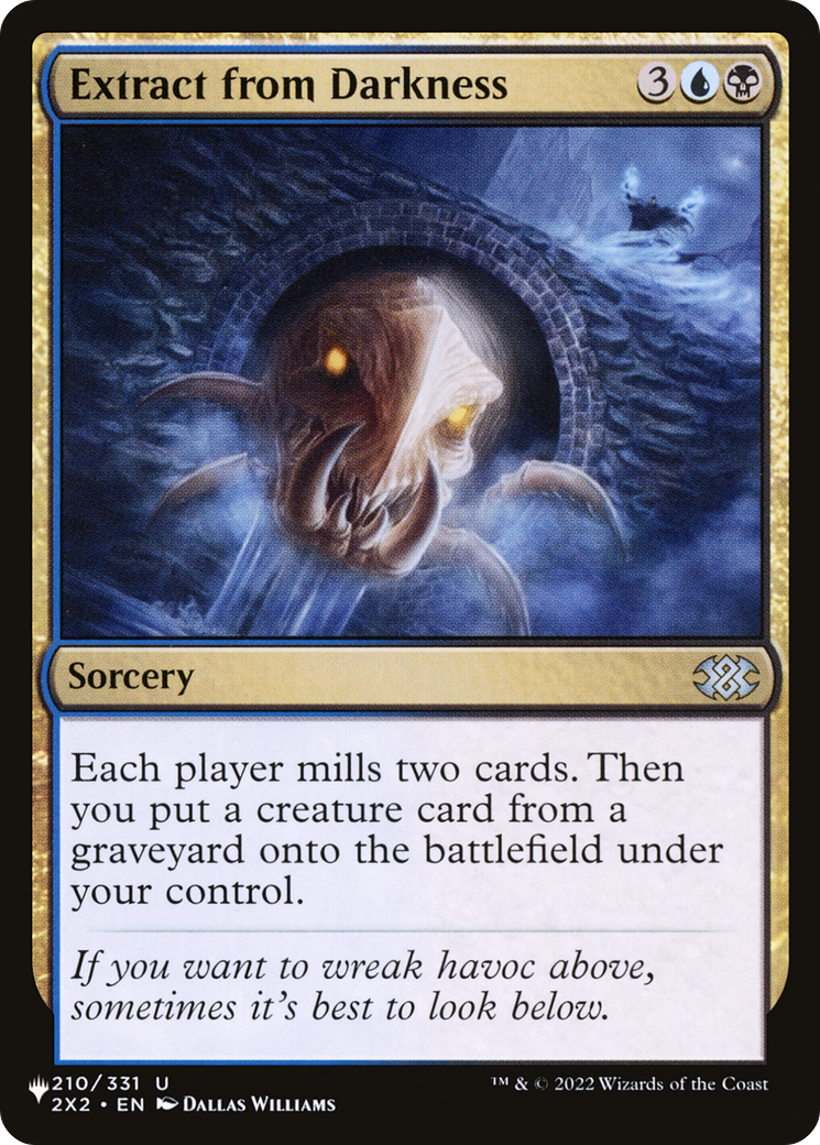 Extract from Darkness (2X2-210) (PLST)