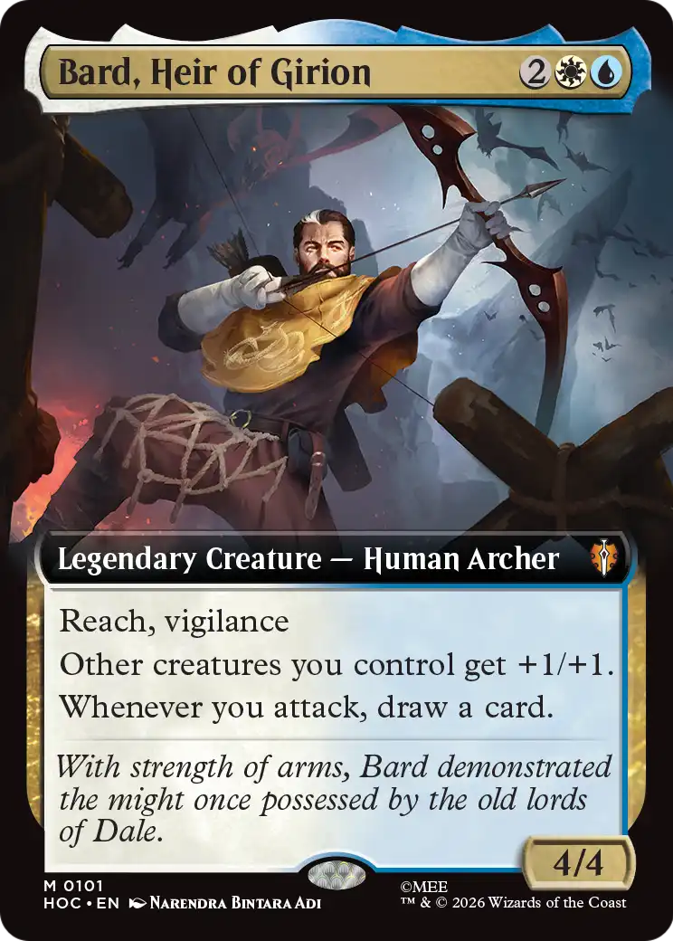 Bard, Heir of Girion (0101) (Extended Art) (HOC)