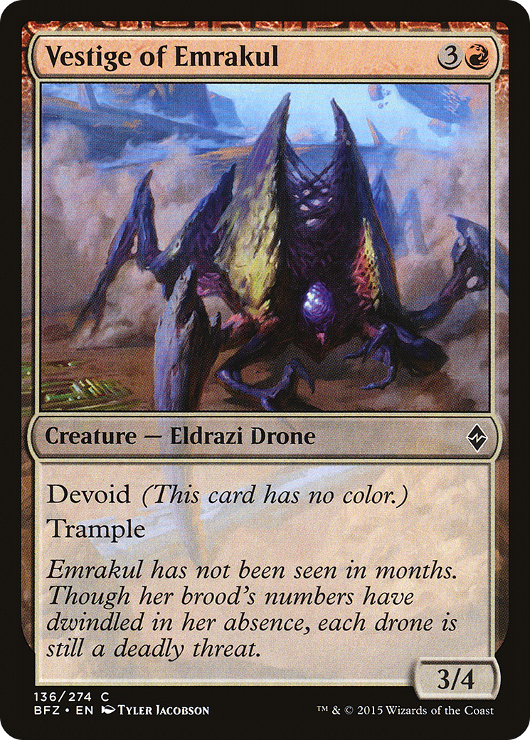 Vestige of Emrakul - Foil