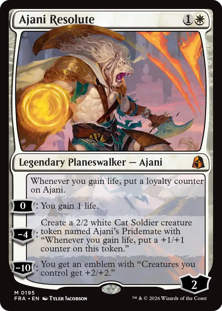 Ajani Resolute (FRA) - Foil