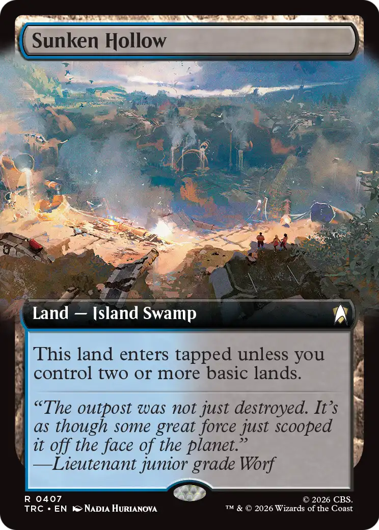 Sunken Hollow (0407) (Extended Art) (TRC)