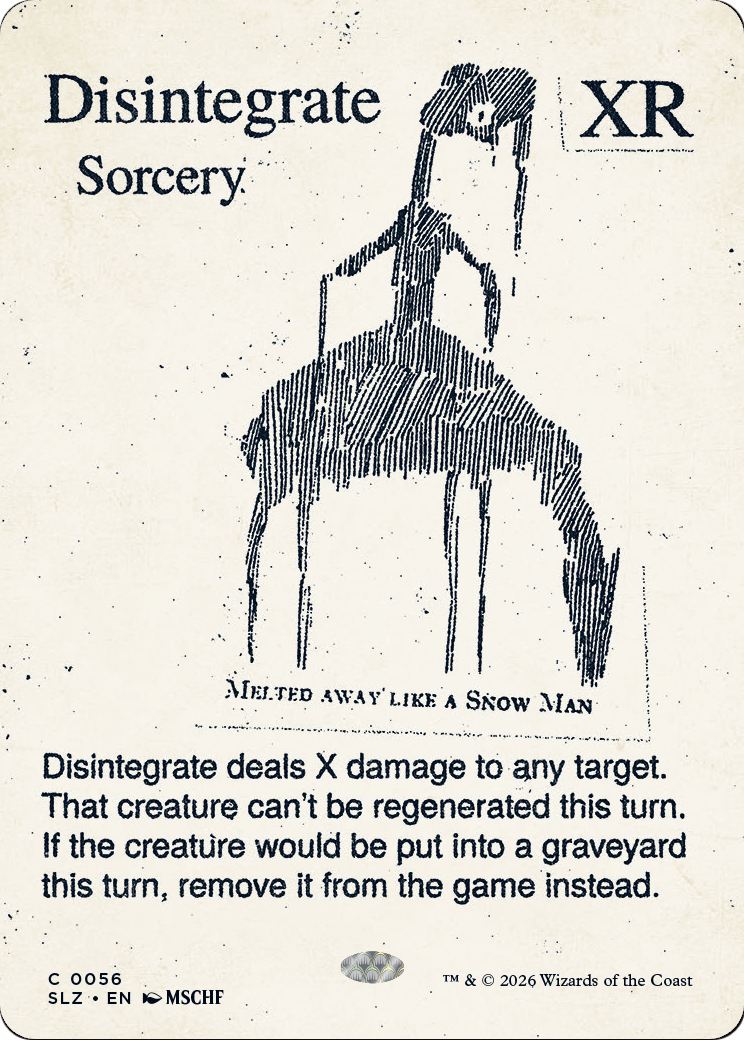 Disintegrate (0056) (Showcase) (SLZ)