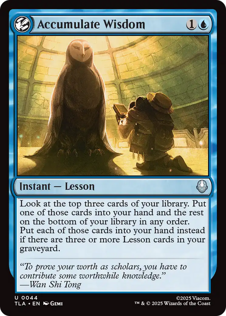 Accumulate Wisdom - Foil tla