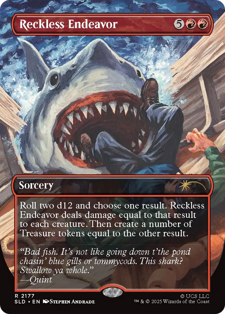 Reckless Endeavor (2177) (Borderless) - Rainbow Foil sld