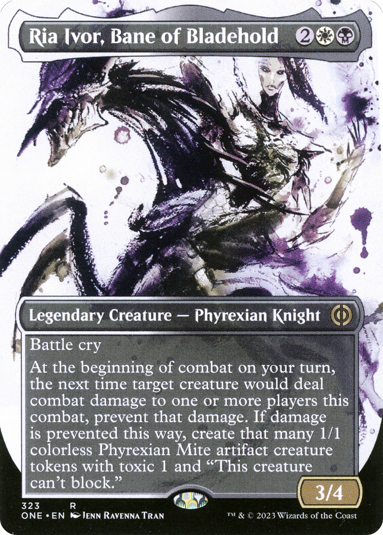 Ria Ivor, Bane of Bladehold (323) (Borderless) (Showcase)