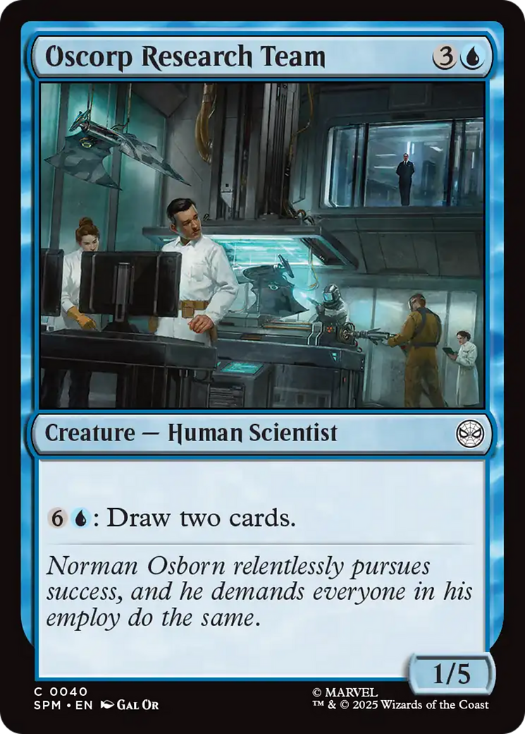 Oscorp Research Team