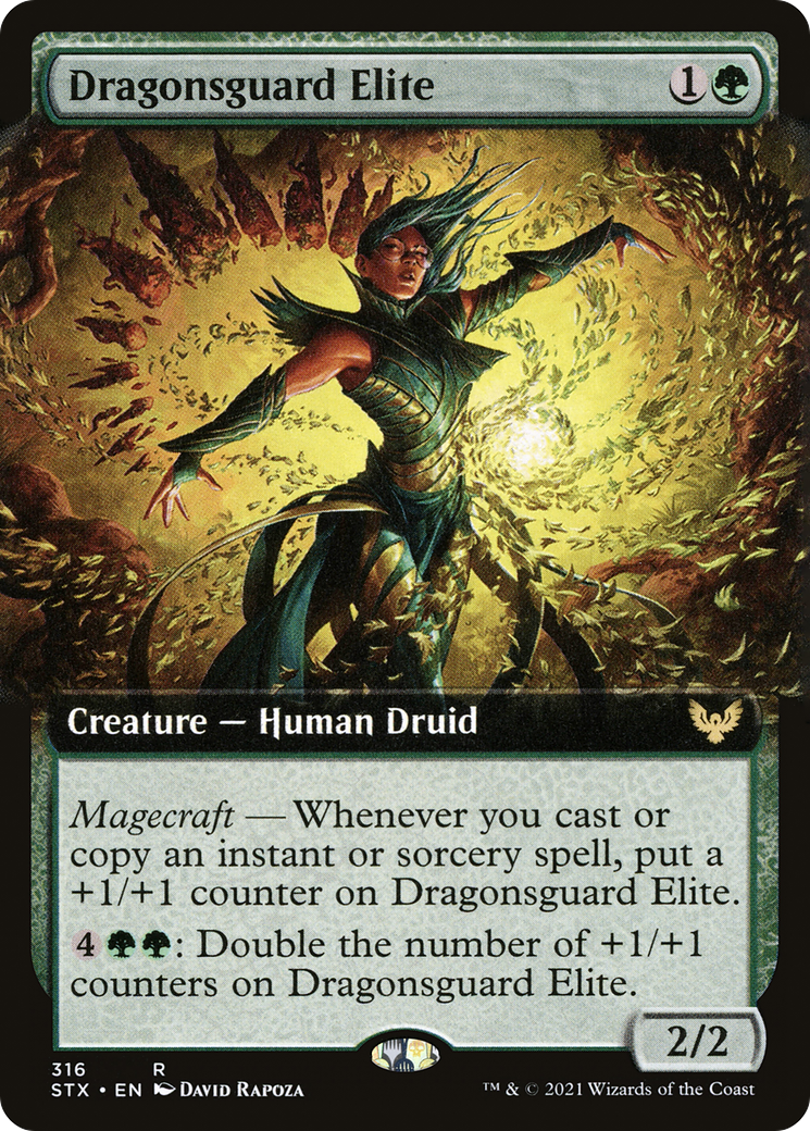 Dragonsguard Elite (316) (Extended Art) - Foil