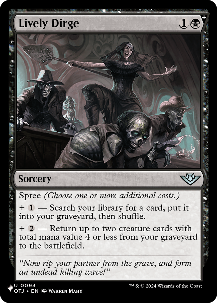 Lively Dirge (OTJ-93) (PLST)