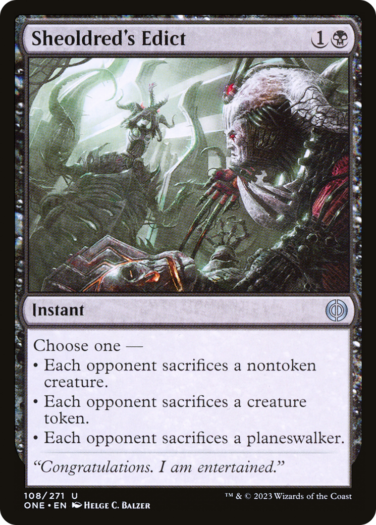 Sheoldred's Edict - Foil
