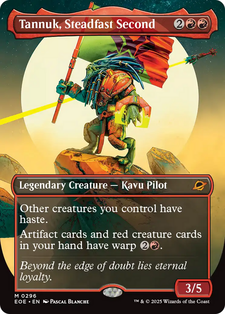 Tannuk, Steadfast Second (0296) (Borderless) - Foil