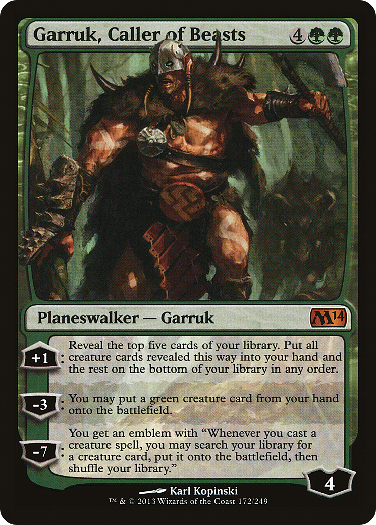 Garruk, Caller of Beasts - Foil
