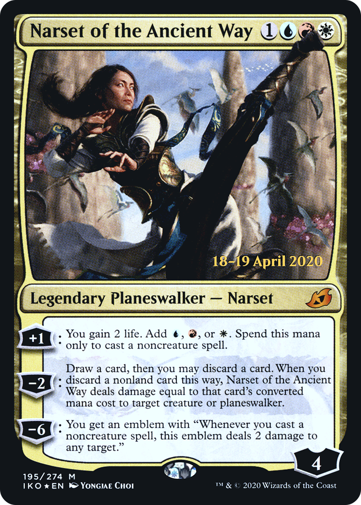 Narset of the Ancient Way (195) (Prerelease) - Foil