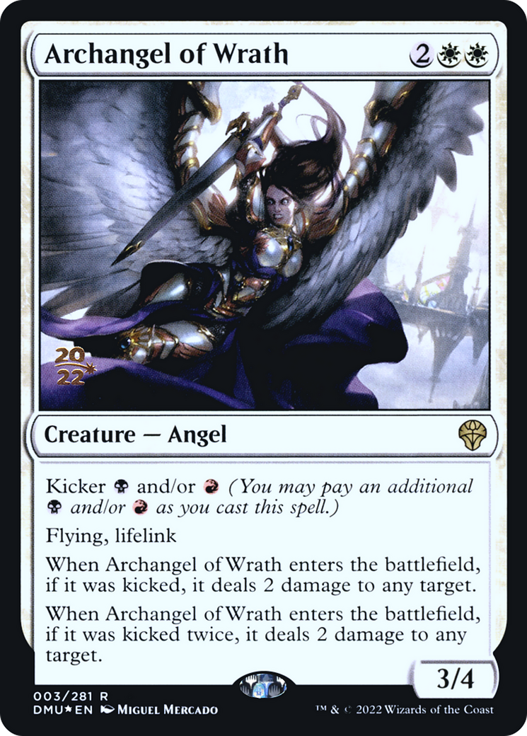 Archangel of Wrath (003) (Prerelease) - Foil