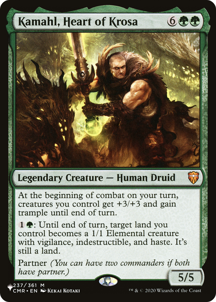 Kamahl, Heart of Krosa (CMR-237) (PLST)