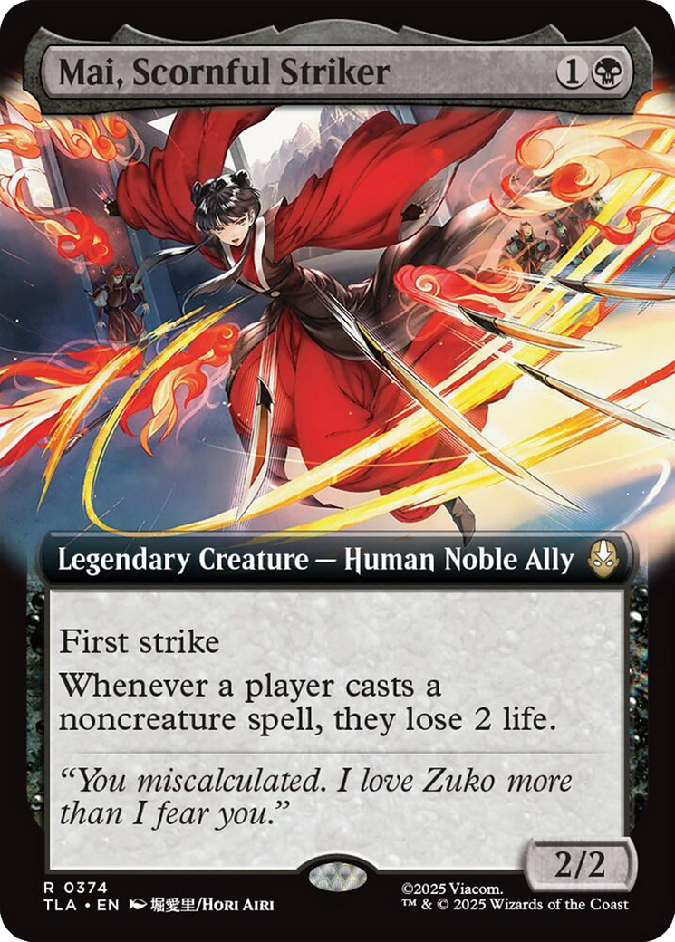 Mai, Scornful Striker (0374) (Extended Art) tla