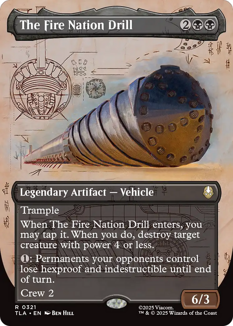 The Fire Nation Drill (0321) (Borderless) tla