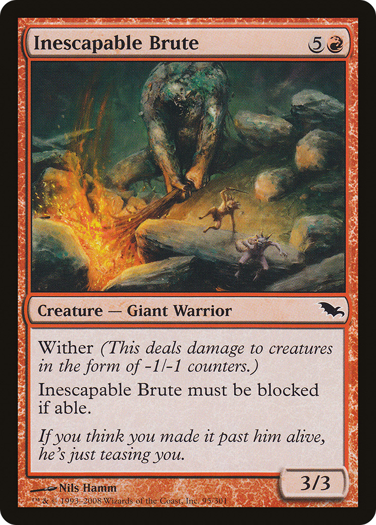 Inescapable Brute - Foil