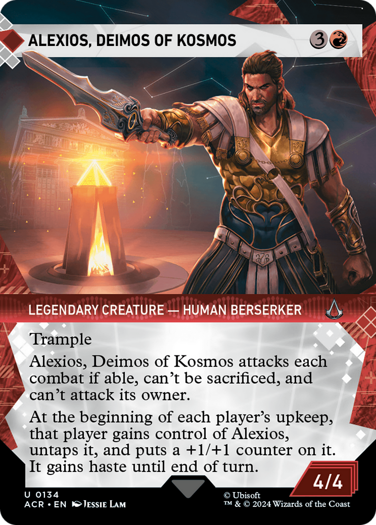 Alexios, Deimos of Kosmos (0134) (Showcase) - Foil
