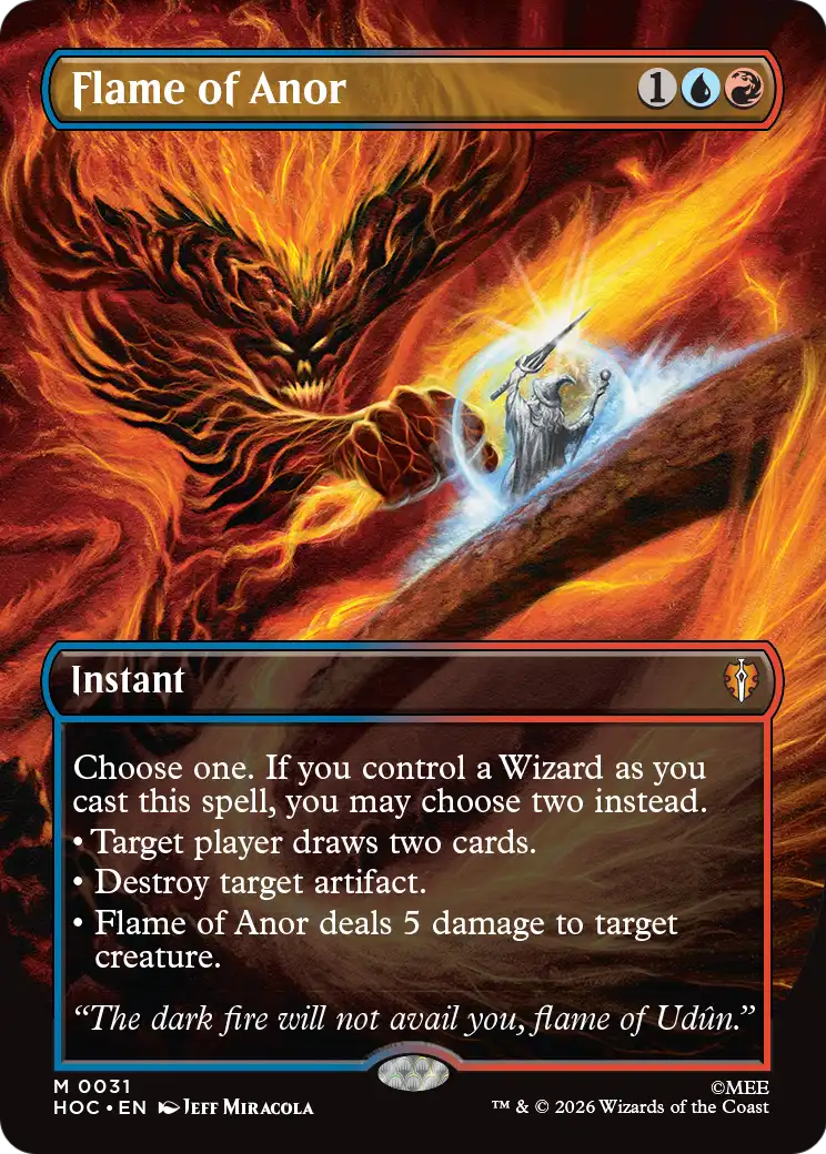 Flame of Anor (0031) (Borderless) (HOC)