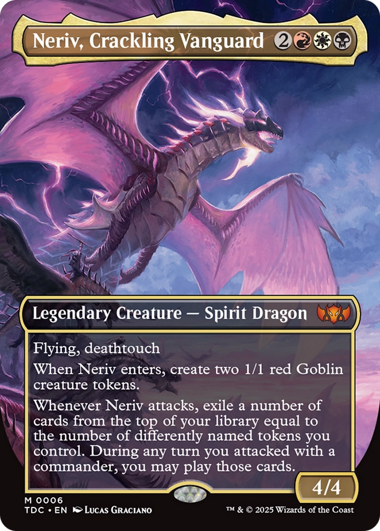 Neriv, Crackling Vanguard (0006) (Borderless) - Foil