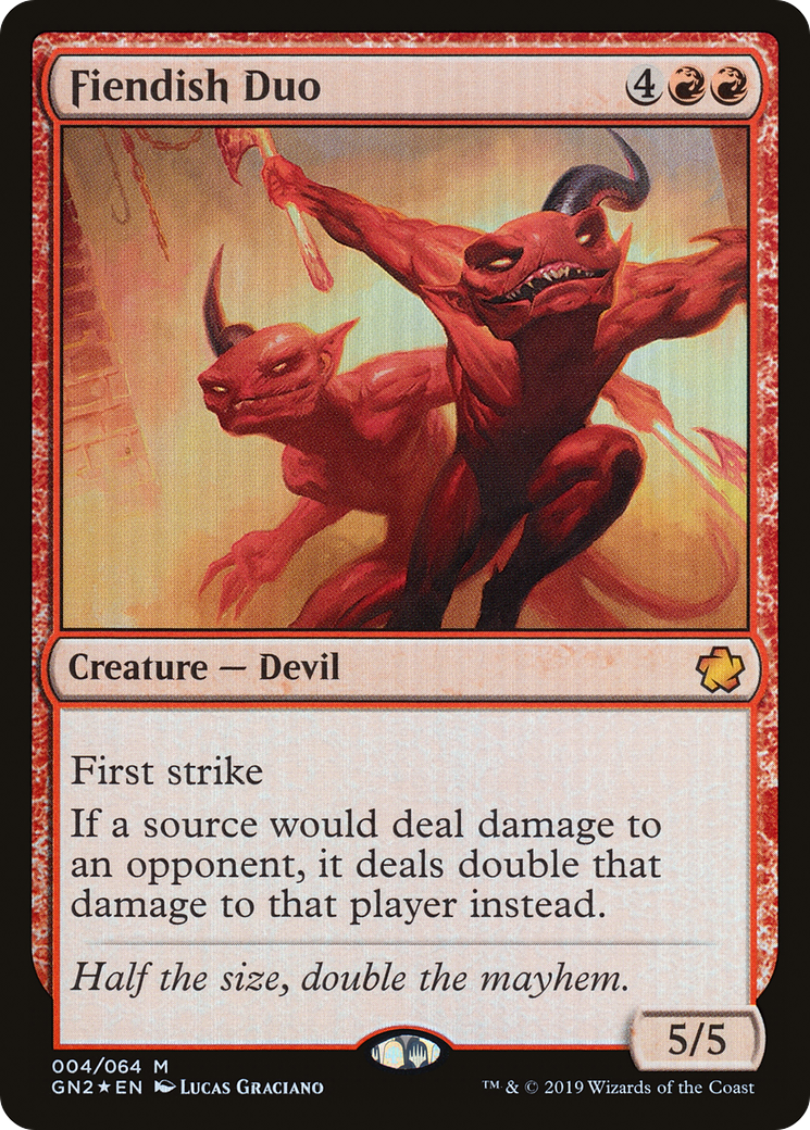 Fiendish Duo - Foil