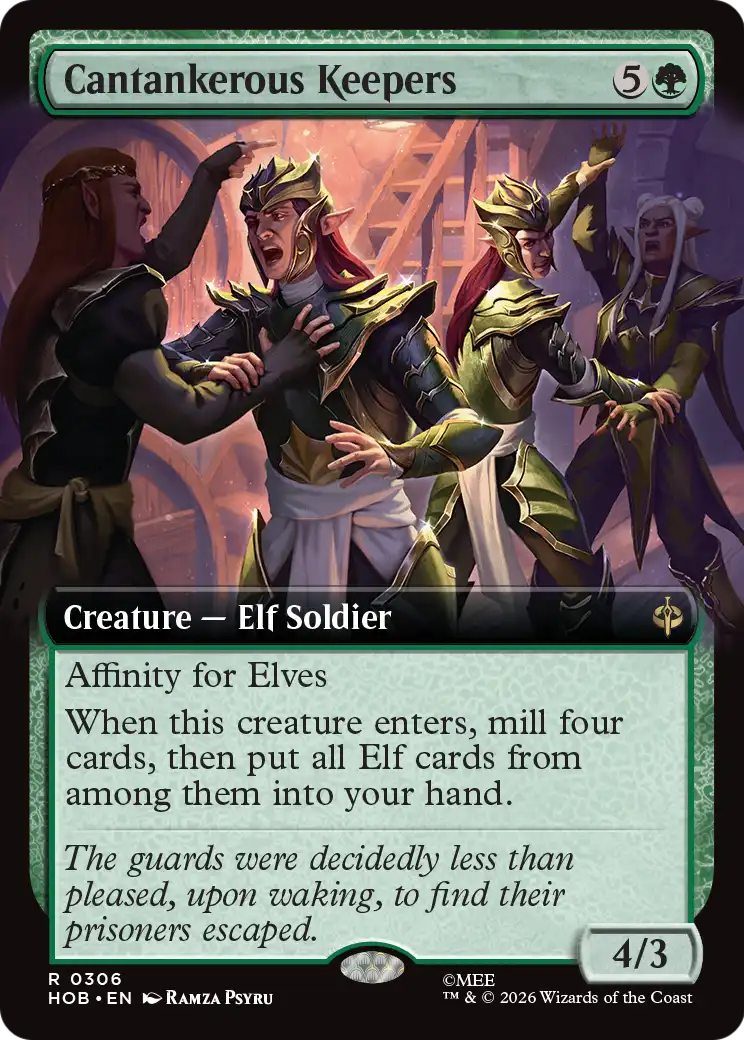 Cantankerous Keepers (0306) (Extended Art) (HOB)