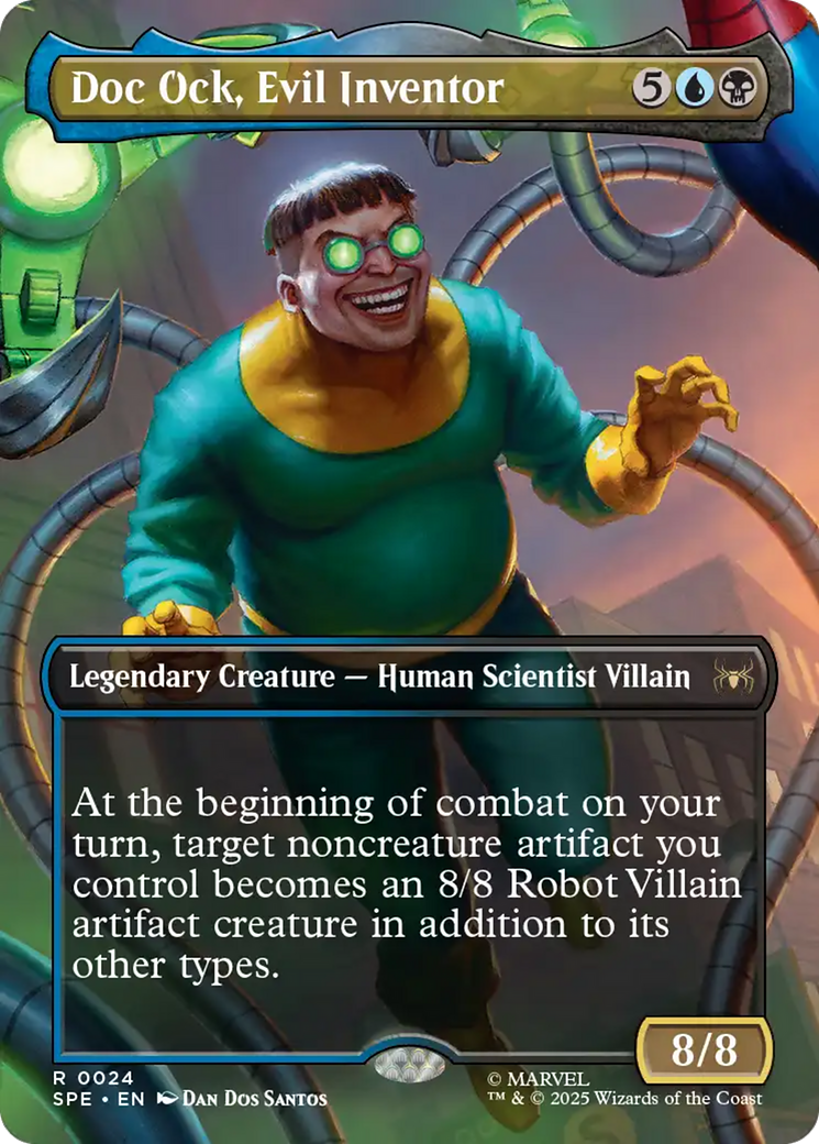 Doc Ock, Evil Inventor (0024) (Borderless) - Foil