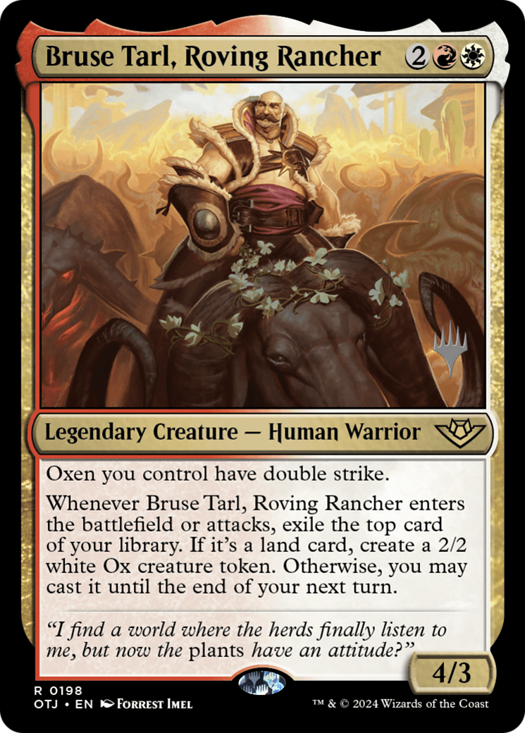 Bruse Tarl, Roving Rancher (0198) (Promo Pack)