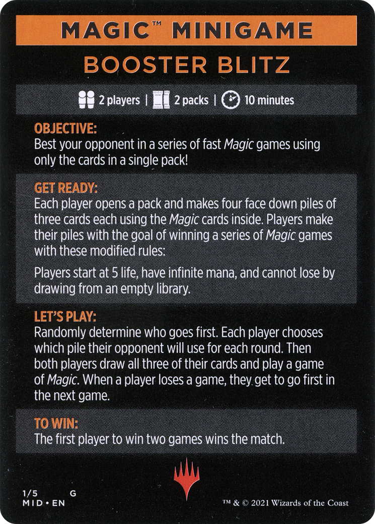 Magic Minigame: Booster Blitz