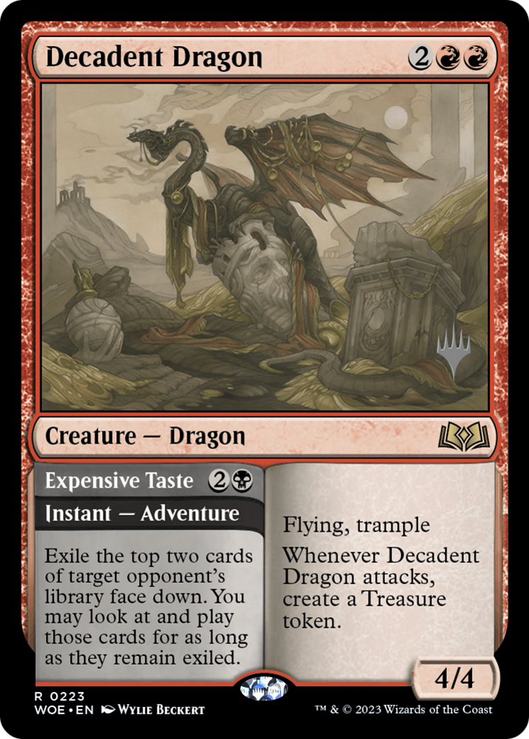 Decadent Dragon // Expensive Taste (0223) (Promo Pack) - Foil