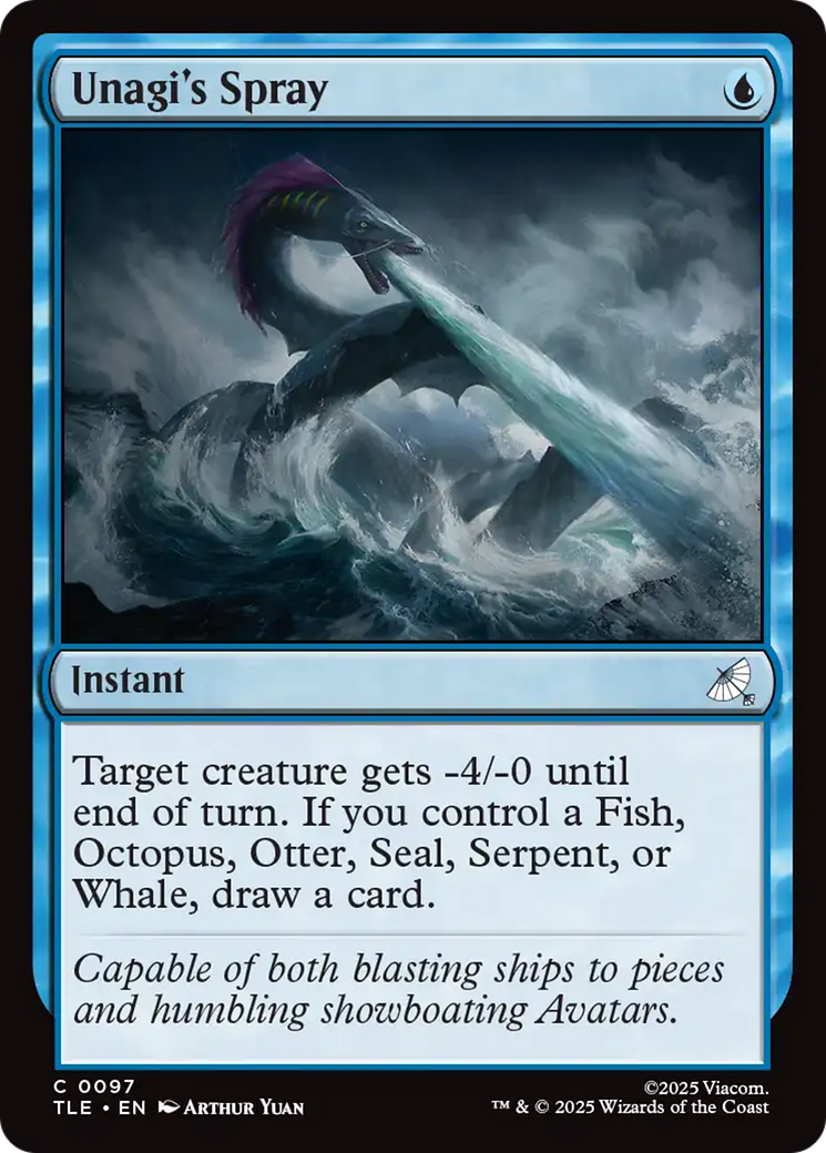 Unagi's Spray tle