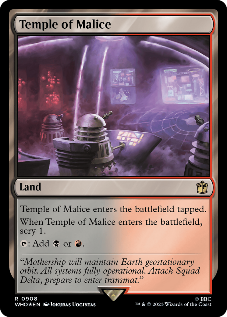 Temple of Malice (0908) - Surge Foil
