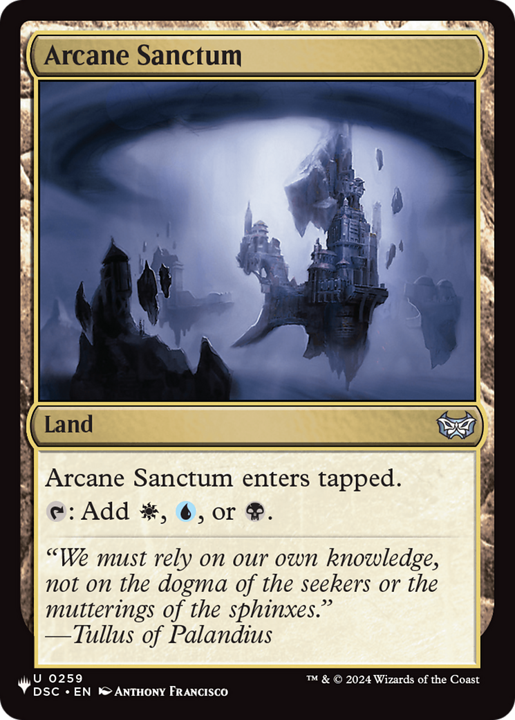 Arcane Sanctum (DSC-0259) (PLST)