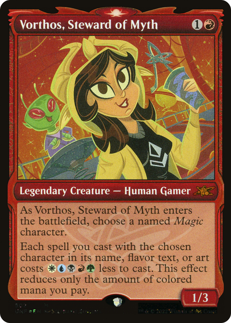 Vorthos, Steward of Myth (502) (Showcase) - Galaxy Foil