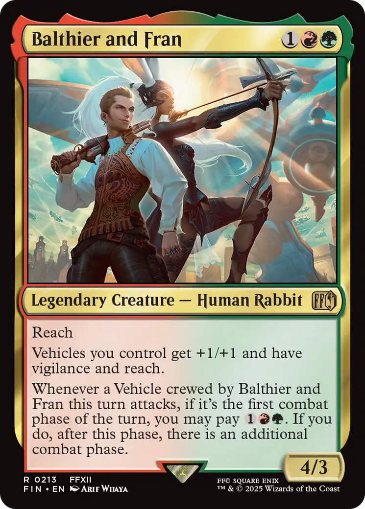 Balthier and Fran - Foil
