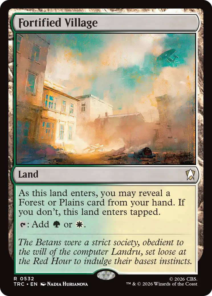 Fortified Village (TRC) - Surge Foil