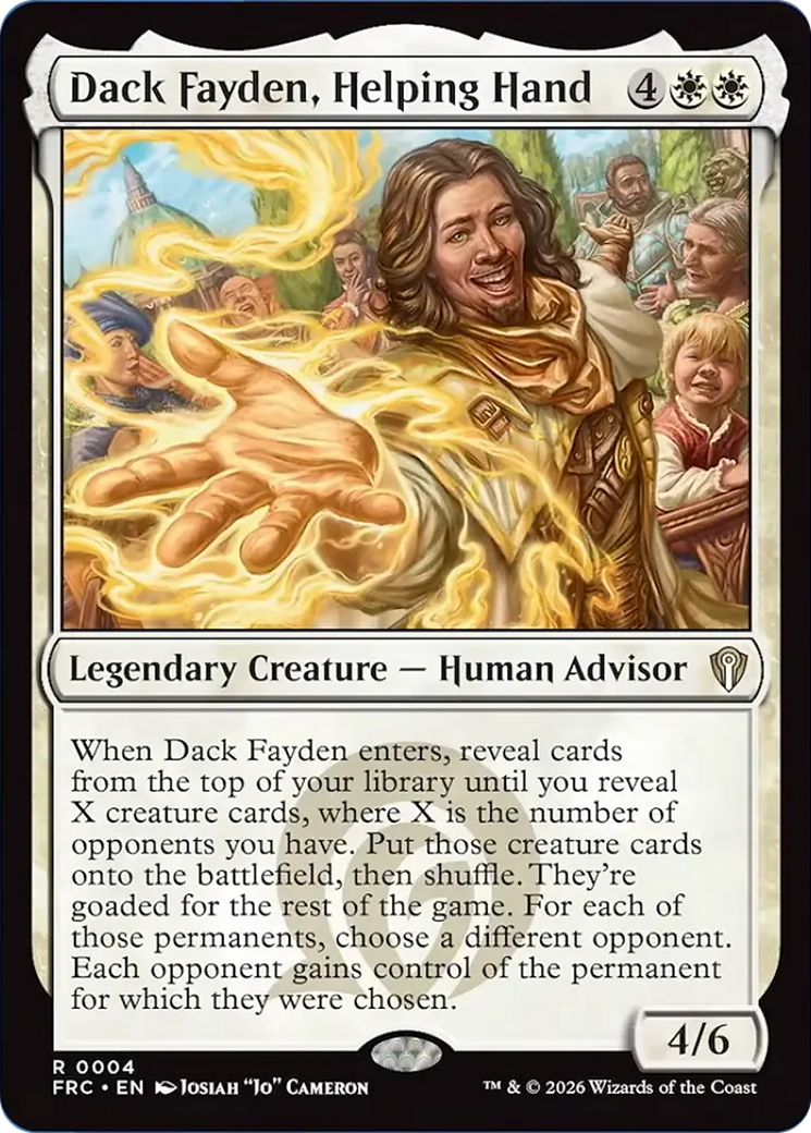 Dack Fayden, Helping Hand (FRC)