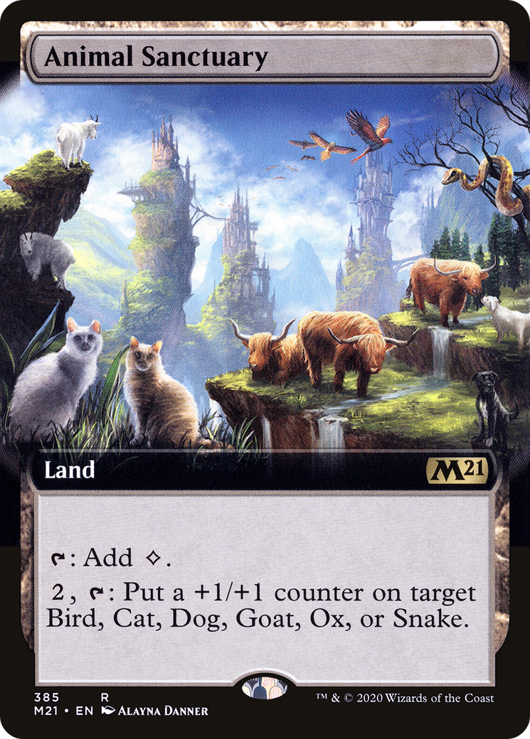 Animal Sanctuary (385) (Extended Art) - Foil