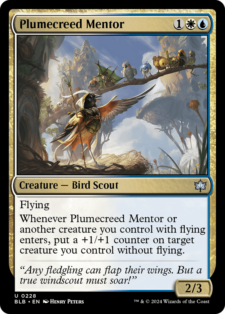 Plumecreed Mentor - Foil
