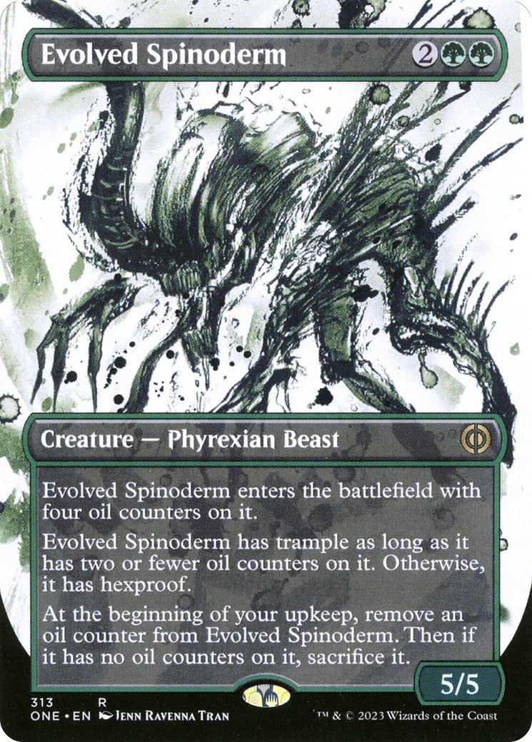 Evolved Spinoderm (313) (Borderless) (Showcase) - Foil