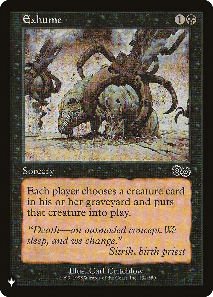 Exhume (USG-134) (Retro Frame) (PLST)