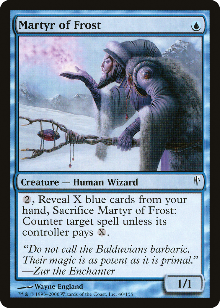 Martyr of Frost - Foil