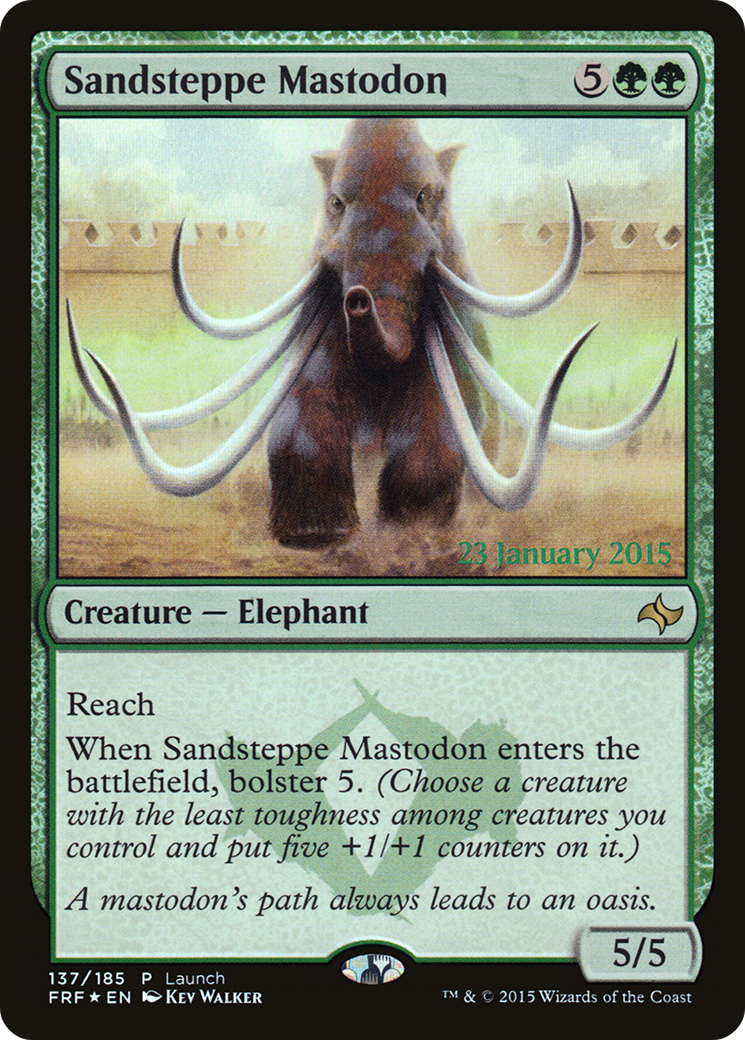 Sandsteppe Mastodon (137) (Launch) - Foil