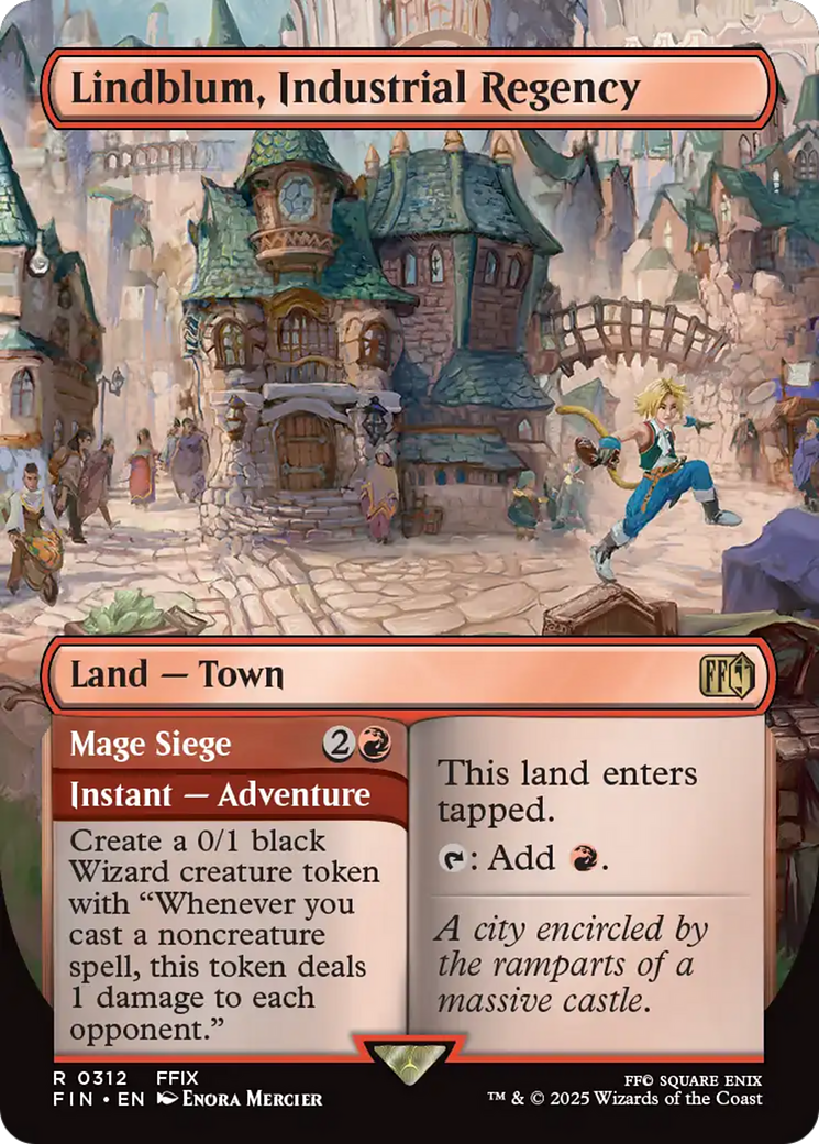 Lindblum, Industrial Regency // Mage Siege (0312) (Borderless)