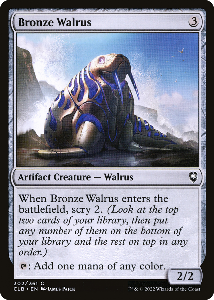 Bronze Walrus - Foil