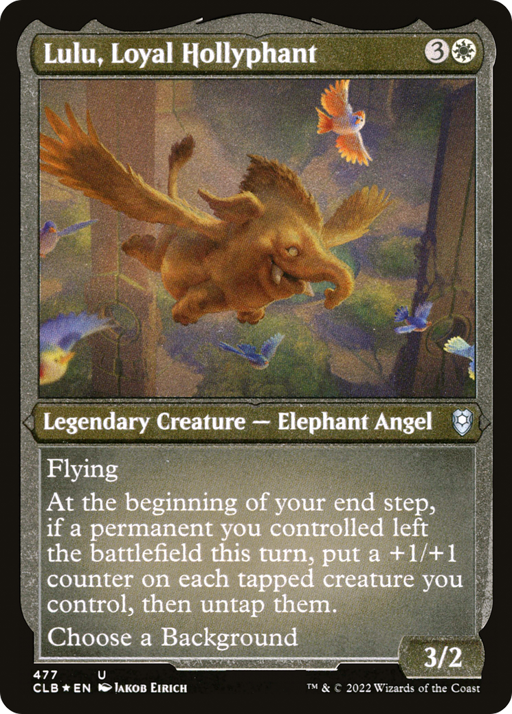 Lulu, Loyal Hollyphant - Foil Etched