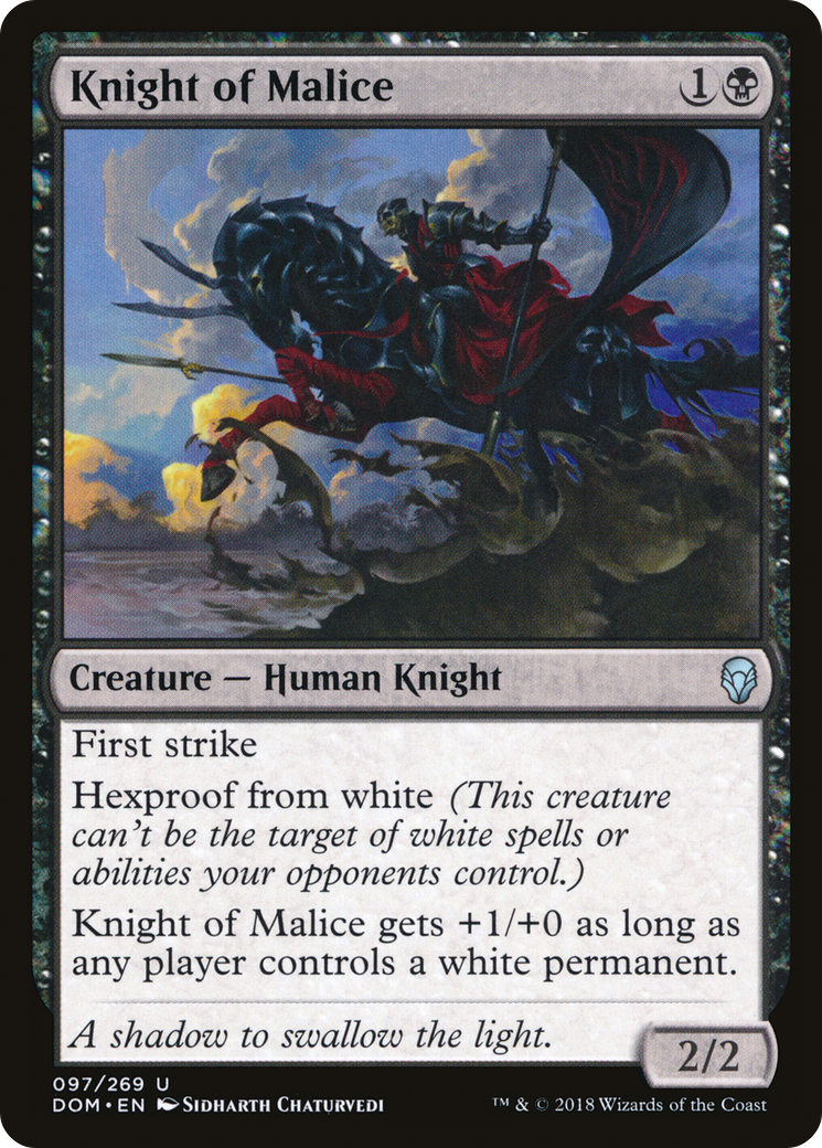 Knight of Malice - Foil