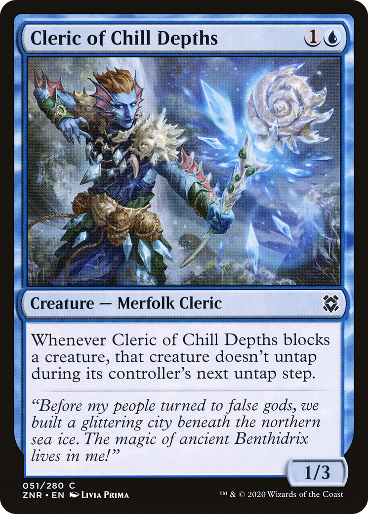 Cleric of Chill Depths - Foil