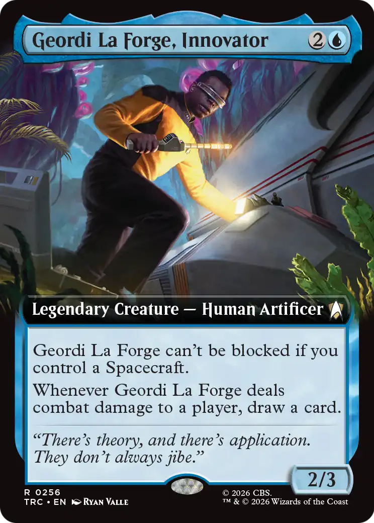 Geordi La Forge, Innovator (0256) (Extended Art) (TRC)